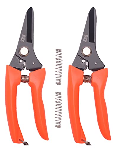 LONG RIVER Hoof Trimming Shears (2 pcs) - Goat Hoof Trimmer Foot Rot Trimming Shears Nail Trimmer for Goats Sheep Pig,Floral Trimming Shears for Garden